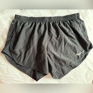 Nike Black Dri Fit Running Shorts, M